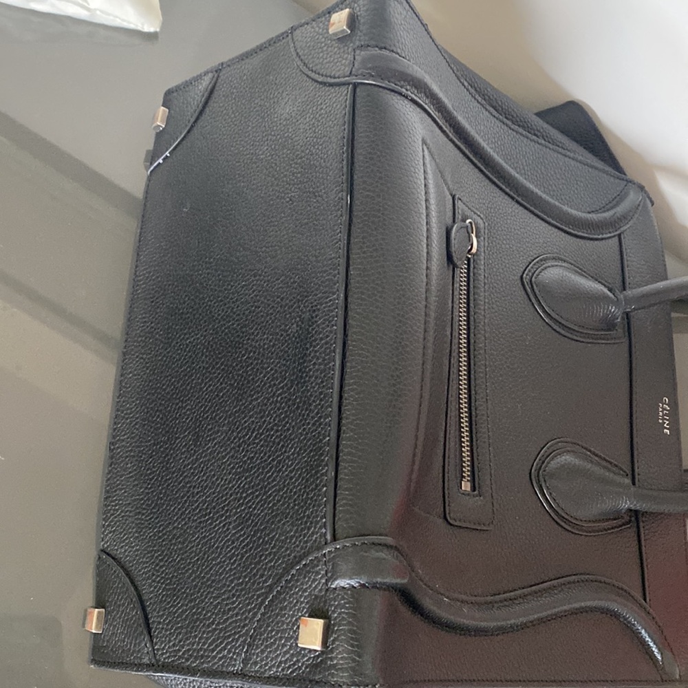 Authentic Celine Micro Luggage Handbag - image 7